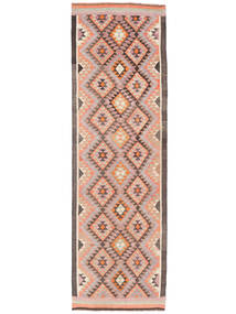  Oriental Kilim Vintage Turkish Rug 90X292 Runner
 Brown/Red Wool, Turkey Carpetvista