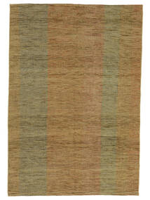 Kilim Modern Rug 159X229 Brown Wool, Afghanistan Carpetvista