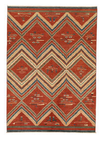 171X239 絨毯 オリエンタル カザック Fine 茶色/ダークレッド (ウール, アフガニスタン) Carpetvista