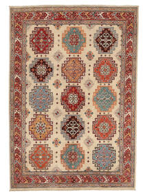 166X237 絨毯 オリエンタル カザック Fine 深紅色の/茶 (ウール, アフガニスタン)