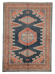  Orientalsk Kazak Fine Tæppe 165X230 Brun/Sort Uld, Afghanistan Carpetvista