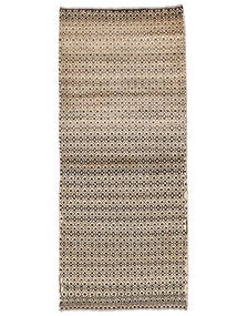 84X198 Moroccan Berber - Afghanistan Teppich Moderner Läufer Beige/Braun (Wolle, Afghanistan) Carpetvista