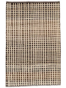 116X179 Tapis Moroccan Berber - Afghanistan Moderne Beige/Noir (Laine, Afghanistan) Carpetvista
