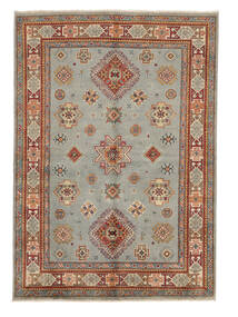 170X241 Kazak Fine Teppich Orientalischer Braun/Orange (Wolle, Afghanistan) Carpetvista