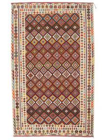  Kelim Afghan Old Style Teppe 305X493 Mørk Rød/Brun Carpetvista