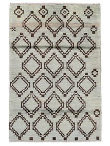 115X172 Moroccan Berber - Afghanistan Teppich Moderner Grau/Grün (Wolle, Afghanistan) Carpetvista