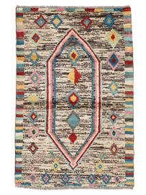  Moroccan Berber - Afghanistan 85X132 ウール 絨毯 茶色/ベージュ 小 Carpetvista