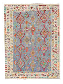 Kilim Afghan Old Style Rug 250X345 Beige/Grey Large Wool, Afghanistan Carpetvista