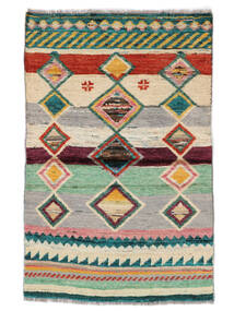 Moroccan Berber - Afghanistan Rug 77X118 Green/Orange Wool, Afghanistan Carpetvista