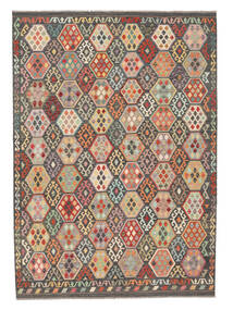  248X350 Grande Kilim Afegão Old Style Tapete Lã, Carpetvista