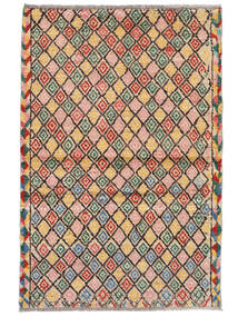 92X138 Tapete Moroccan Berber - Afghanistan Moderno Castanho/Preto (Lã, Afeganistão) Carpetvista
