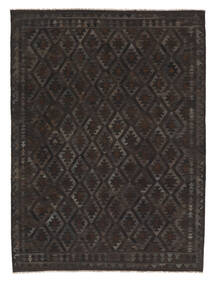 Kilim Afghan Old Style Rug 252X344 Black Large Wool, Afghanistan Carpetvista