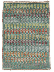  Moroccan Berber - Afghanistan 80X130 Wool Rug Green/Dark Green Small Carpetvista