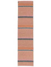  Washable 70X300 Matilda Coral Red/Beige Runner Rug Small