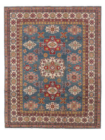  Kazak Fine Rug 239X300 Wool Dark Red/Brown Large Carpetvista