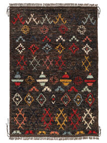 絨毯 Moroccan Berber - Afghanistan 209X304 ブラック/茶色 (ウール, アフガニスタン)