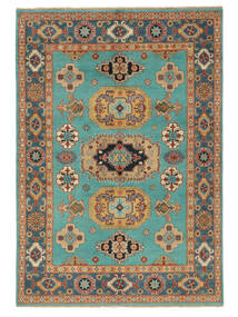  Kazak Fine Rug 171X244 Wool Brown/Green Carpetvista