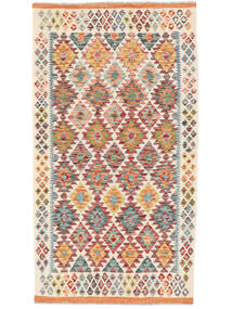 102X190 Tapis D'orient Kilim Afghan Old Style Beige/Vert (Laine, Afghanistan) Carpetvista
