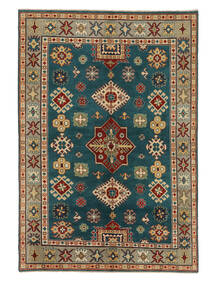  Orientalsk Kazak Fine Teppe 159X244 Svart/Brun Ull, Afghanistan Carpetvista