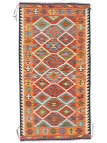  Chilim Afghan Old Style Covor 99X193 Roşu/Negru Carpetvista