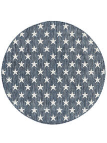  Indoor/Outdoor Rug Ø 150 Washable Small Starstruck - Blue