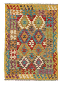  Orientalsk Kelim Afghan Old Style Teppe 102X151 Brun/Mørk Rød Ull, Afghanistan Carpetvista