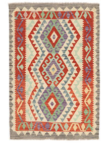 100X152 Kilim Afghan Old Style Rug Oriental Dark Red/Dark Yellow (Wool, Afghanistan) Carpetvista