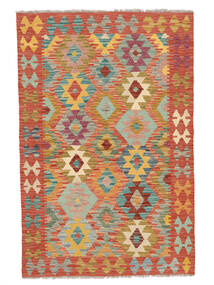  Kilim Afghan Old Style Rug 100X153 Green/Orange Carpetvista