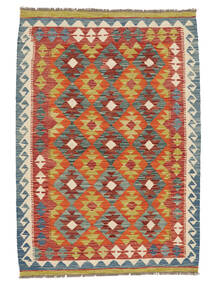  109X157 Small Kilim Afghan Old Style Rug Wool, Carpetvista