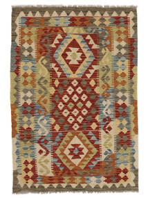  101X149 Small Kilim Afghan Old Style Rug Wool, Carpetvista