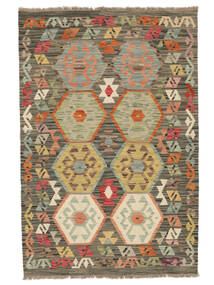 Kilim Afghan Old Style Rug 100X149 Brown/Orange Wool, Afghanistan Carpetvista