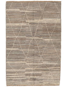  Berber Style Tapete 160X250 Lã Castanho/Laranja Carpetvista
