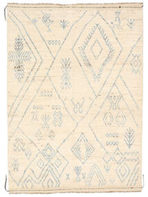 Contemporary Design Rug 178X235 Beige/Green Wool, Afghanistan Carpetvista