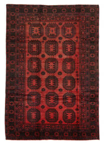  197X290 Baluch Rug Black/Dark Red Afghanistan Carpetvista