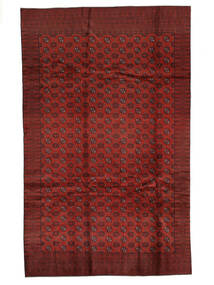  バルーチ 絨毯 187X300 ウール 深紅色の/黒 