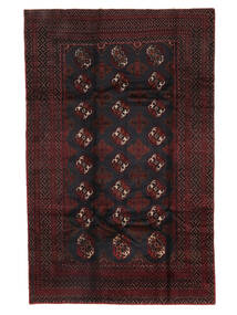 200X315 絨毯 オリエンタル バルーチ 黒/深紅色の (ウール, アフガニスタン)