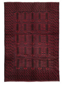 285X405 絨毯 オリエンタル バルーチ ブラック/ダークレッド 大きな (ウール, アフガニスタン) Carpetvista