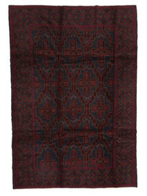 200X290 絨毯 バルーチ オリエンタル 黒 (ウール, アフガニスタン)