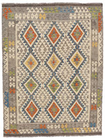  149X198 Kelim Afghan Old Style Matot Matto Ruskea/Oranssi Afganistan Carpetvista