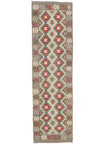82X290 絨毯 オリエンタル キリム アフガン オールド スタイル 廊下 カーペット 茶色/ベージュ (ウール, アフガニスタン) Carpetvista