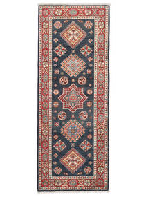  Itämainen Kazak Fine Matot Matto 64X167 Käytävämatto Tummanpunainen/Musta Villa, Afganistan Carpetvista