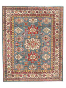 Kazak Fine Rug 242X297 Brown/Dark Red Wool, Afghanistan Carpetvista