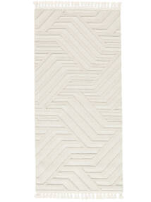  100X200 Small Japandi Rug - Cream White