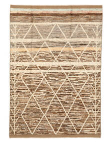 187X270 Berber Style Rug Modern Brown/Orange (Wool, Afghanistan) Carpetvista