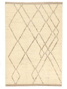 203X289 Contemporary Design Rug Modern Orange/Beige (Wool, Afghanistan) Carpetvista