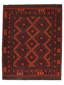  248X310 Kelim Maimane Matot Matto Musta/Tummanpunainen Afganistan Carpetvista