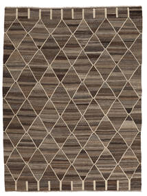 絨毯 キリム Ariana 262X346 茶色/ブラック 大きな (ウール, アフガニスタン)