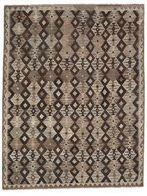  Kilim Afghan Old Style Rug 300X389 Wool Brown/Black Large Carpetvista