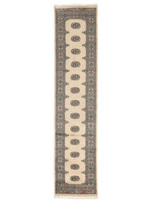 78X345 Pakistan Bokhara 2Ply Orientalisk Hallmatta Brun/Beige (Ull, Pakistan) Carpetvista
