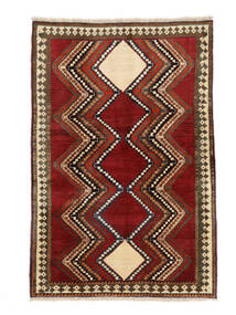  Persischer Ghashghai Fine Teppich 106X165 Dunkelrot/Schwarz (Wolle, Persien/Iran)